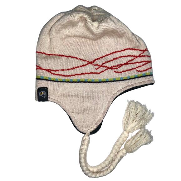 Mountain Hardware Peruvian Style Braided Tassel Lunetta Dome Wool Hat - Picture 1 of 8